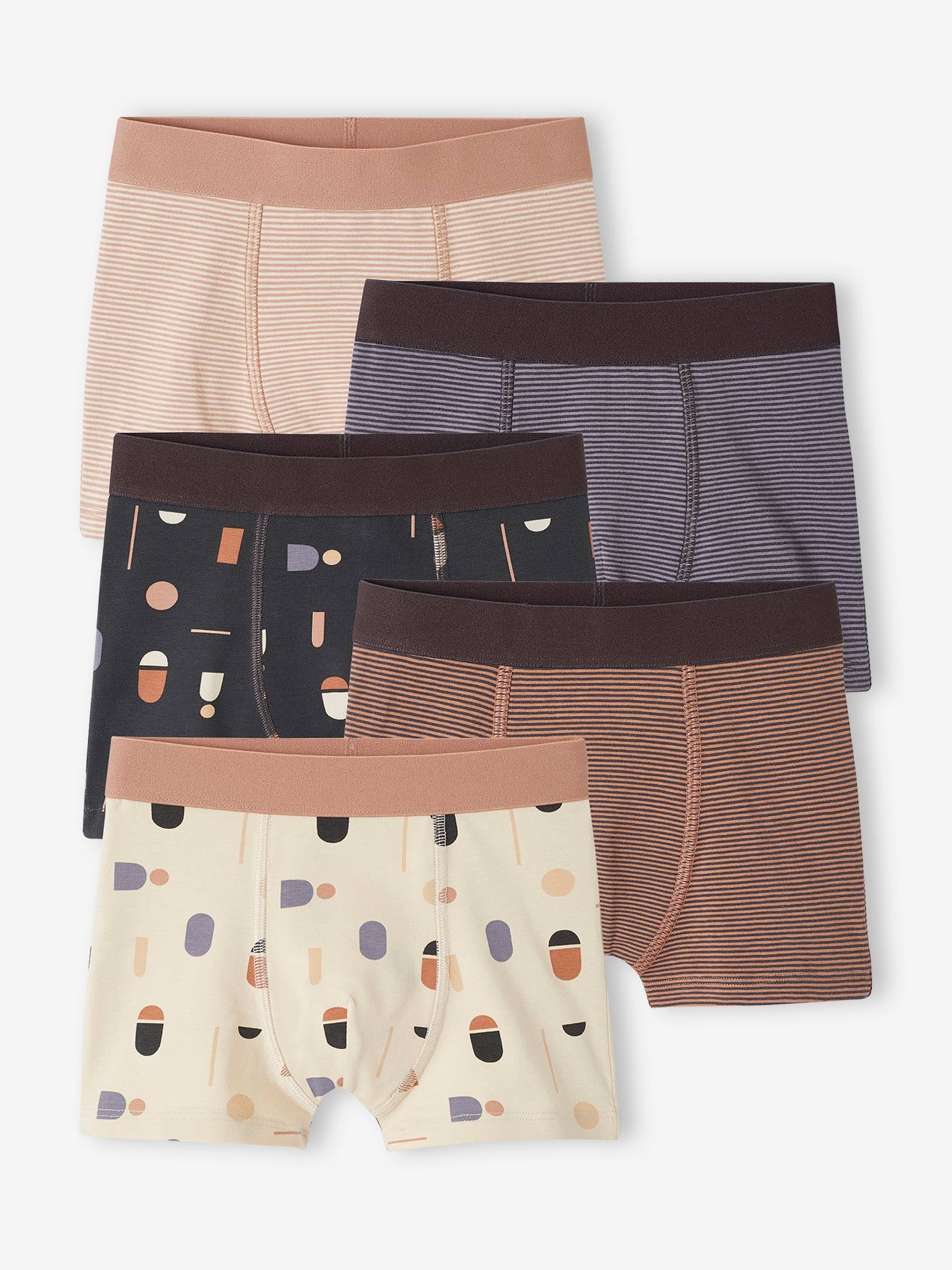 Graphic Boxers in Stretch Organic Cotton