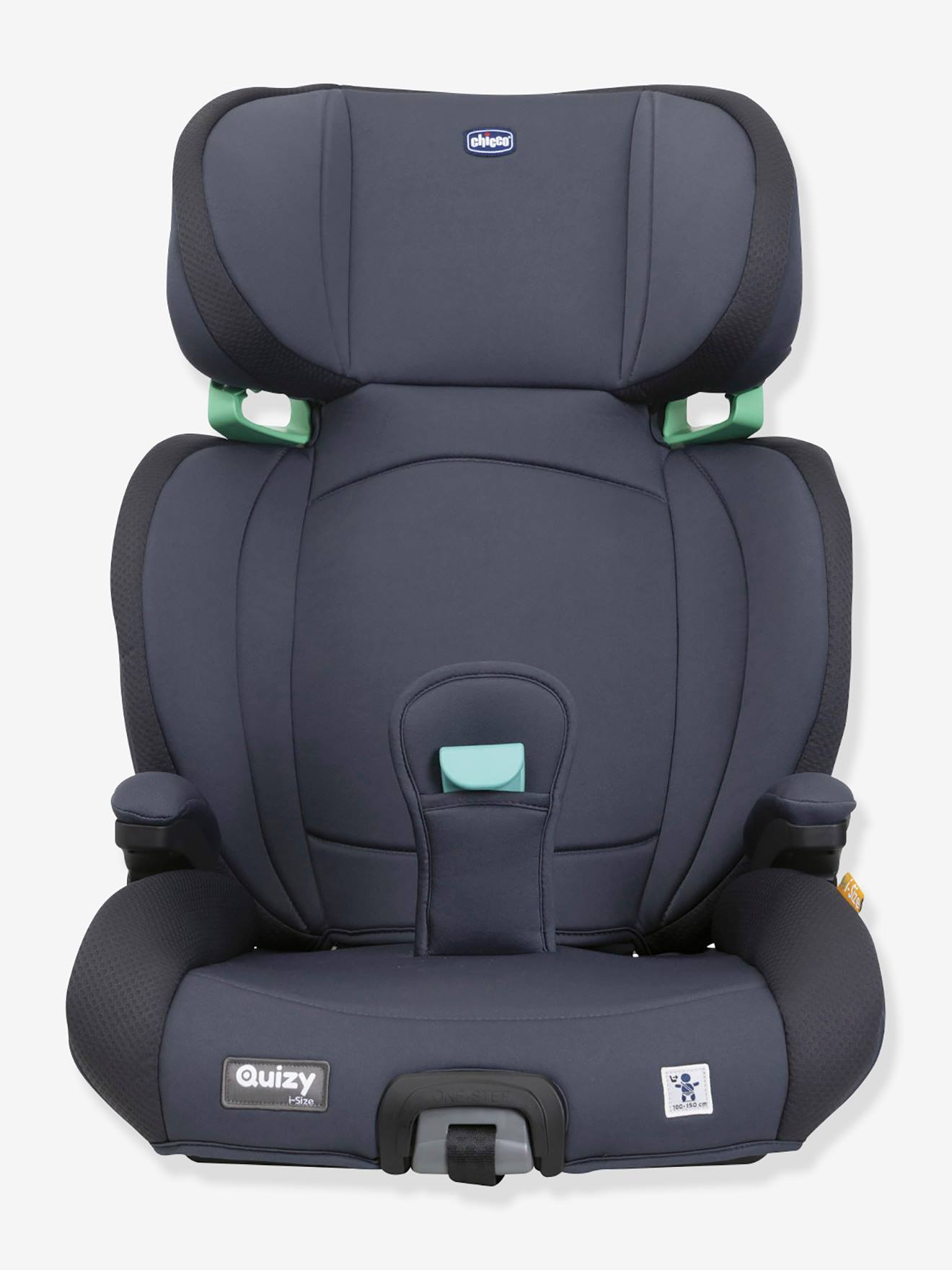 Quizy i Size Air Car Seat by CHICCO 100 to 150 cm Equivalent to Group 2 3 Seat slate blue Nursery Vertbaudet