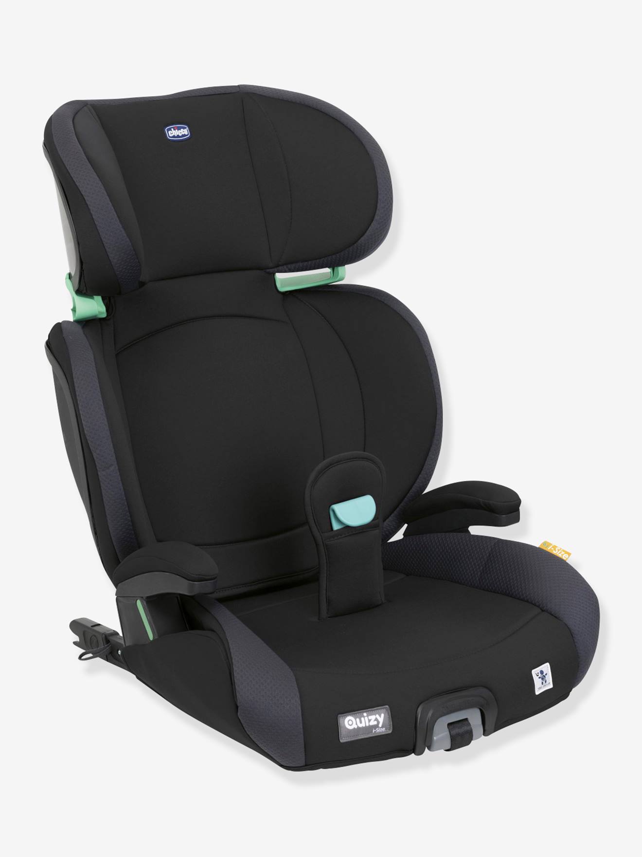 Quizy i Size Air Car Seat by CHICCO 100 to 150 cm Equivalent to Group 2 3 Seat black Nursery Vertbaudet