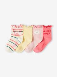 Pack of 4 Pairs of Socks for Girls