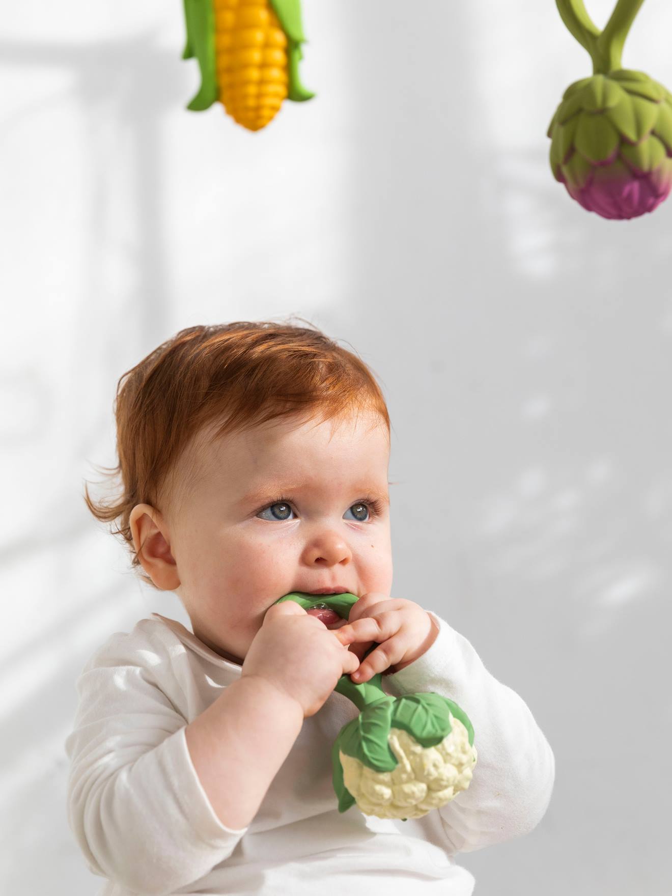 Cauliflower Teething Rattle - OLI & CAROL