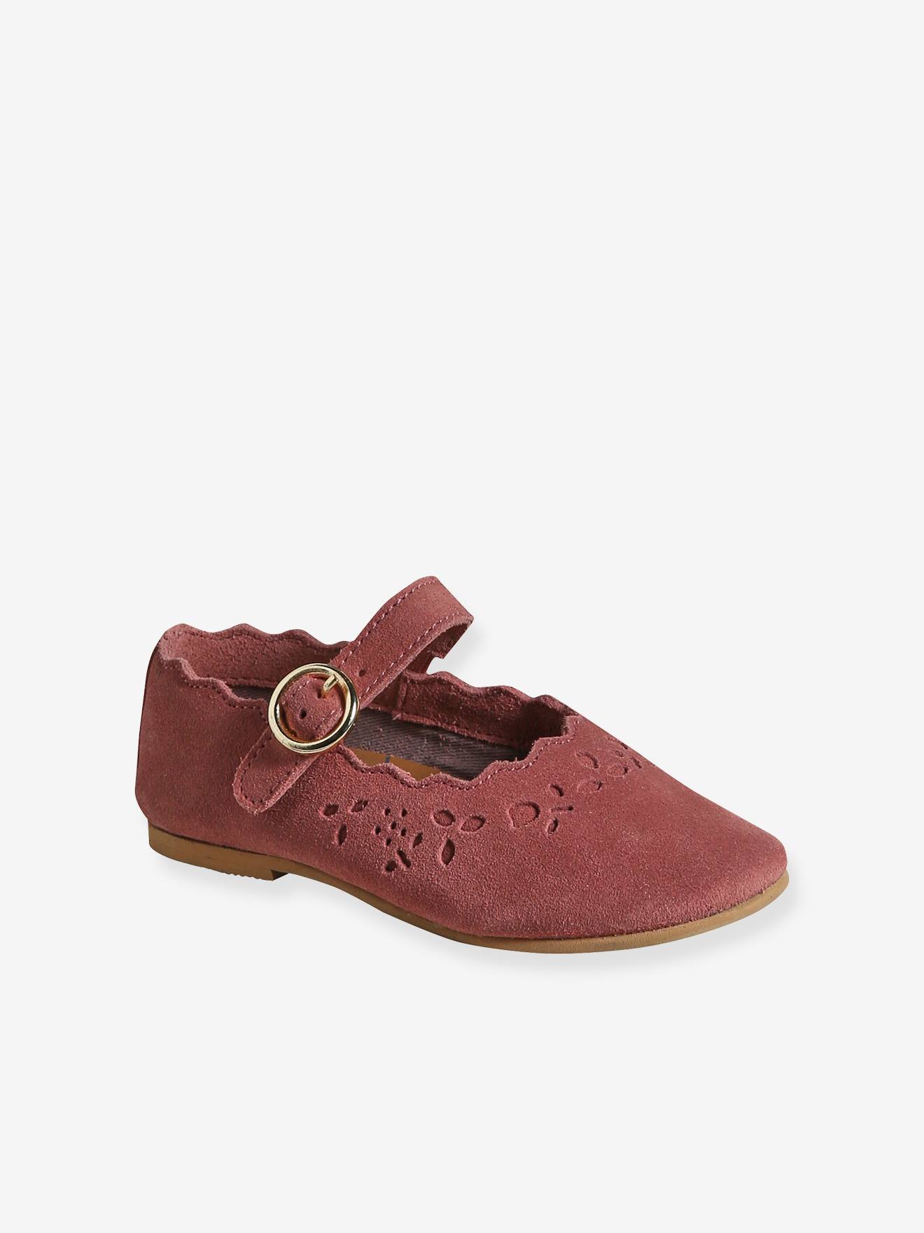 Leather Ballerina Pumps for Girls