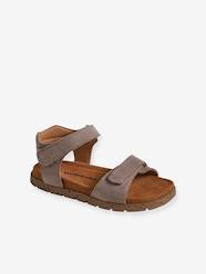 Shoes-Boys Footwear-Leather Hook-&-Loop Sandals for Children, Designed for Autonomy
