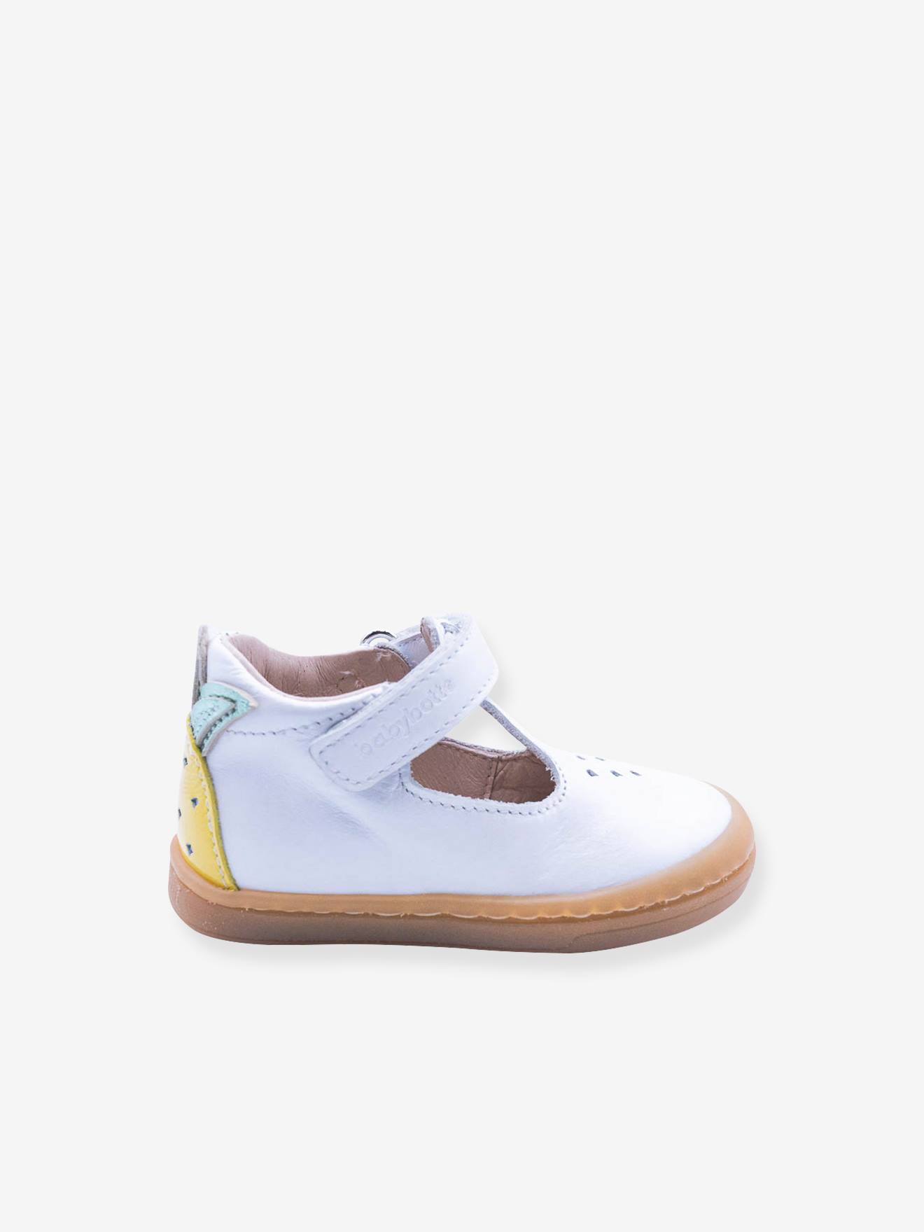 Hook-and-Loop Leather Ankle Boots for Babies