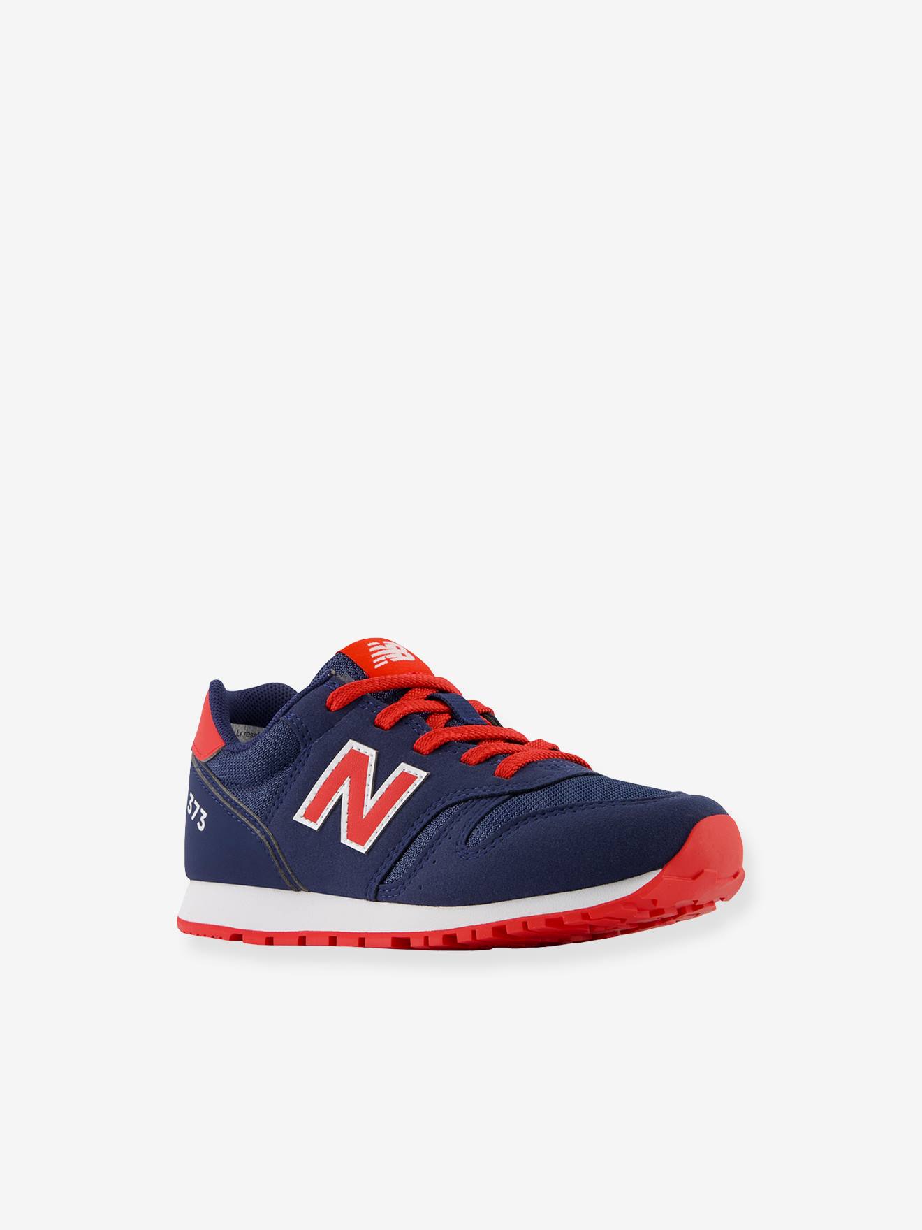 Lace Up Trainers for Children YC373AI2 NEW BALANCE navy blue Shoes Vertbaudet