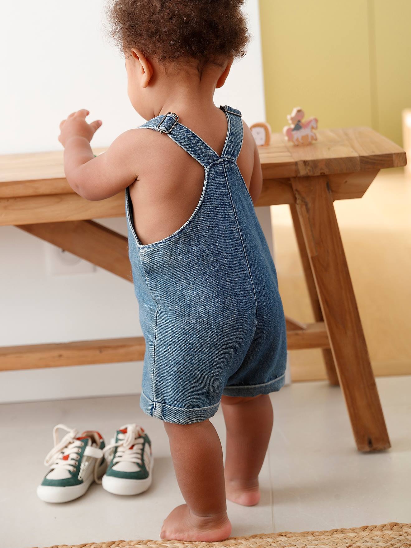 Baby boy denim dungarees sale