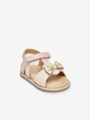 Shoes-Hook-&-Loop Leather Sandals for Babies, Izorro by LES TROPEZIENNES® PAR M. BELARBI