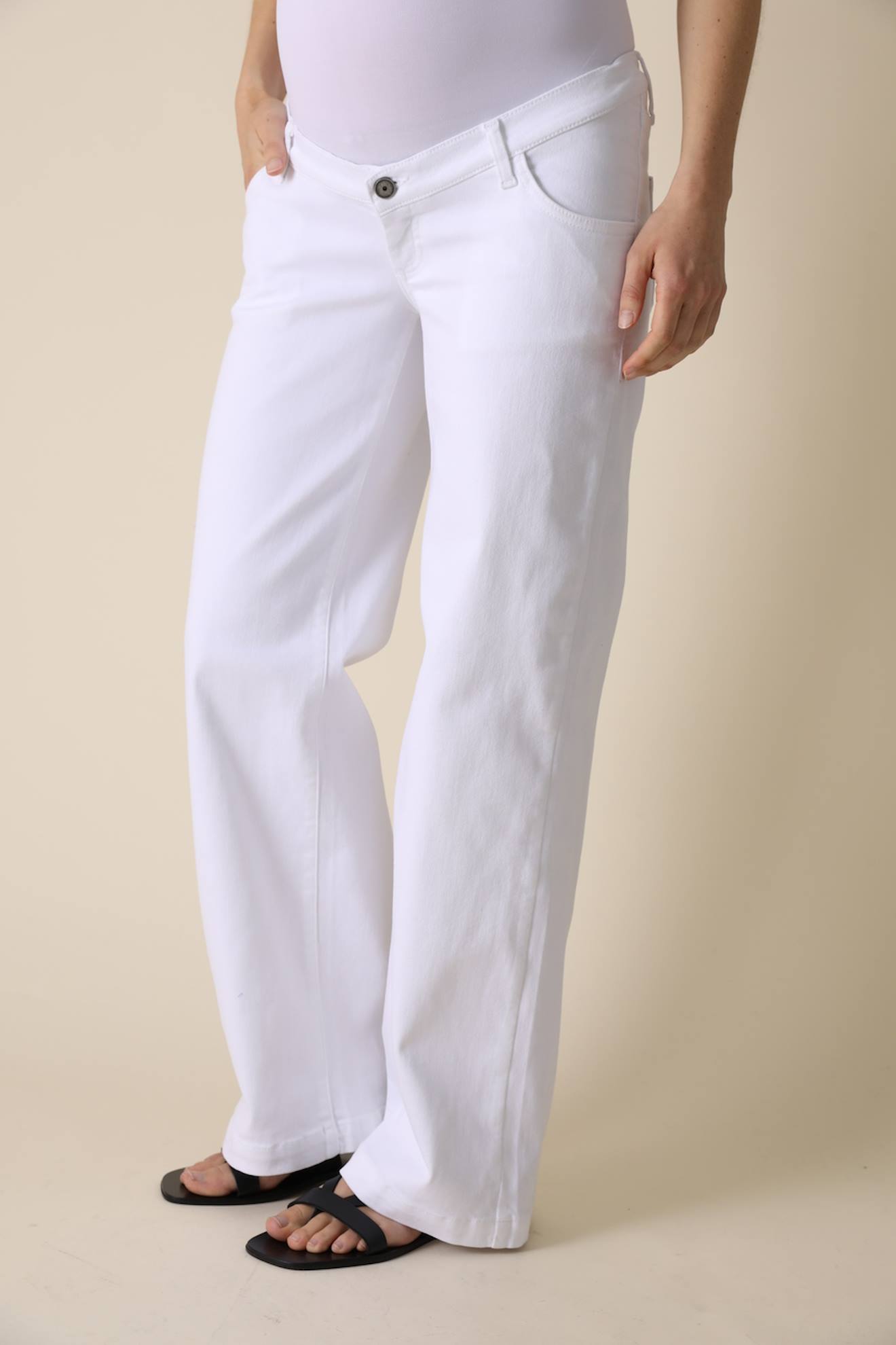 Wide-Leg Jeans for Maternity
