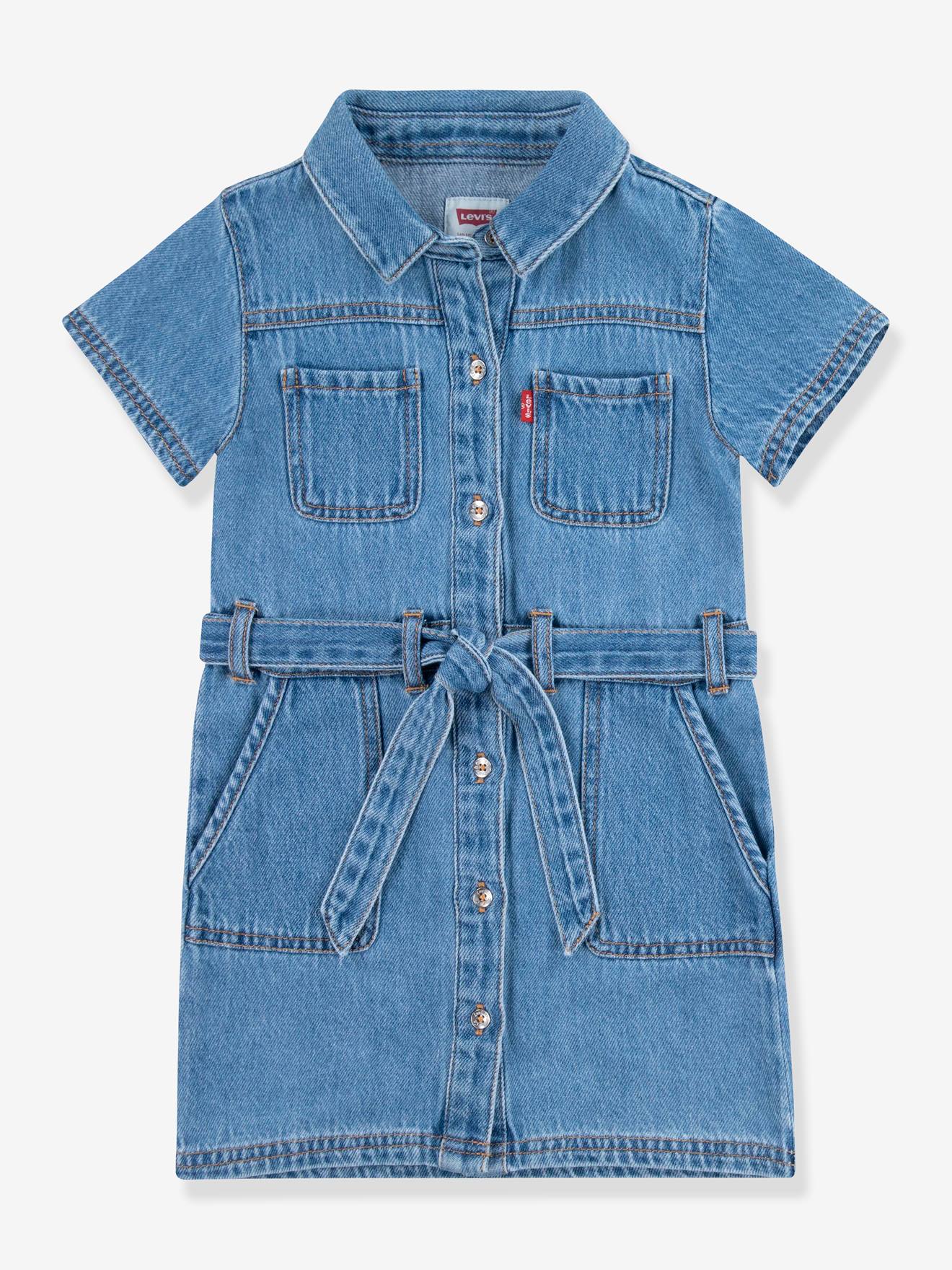 Denim Dress by Levi s denim blue Girls Vertbaudet