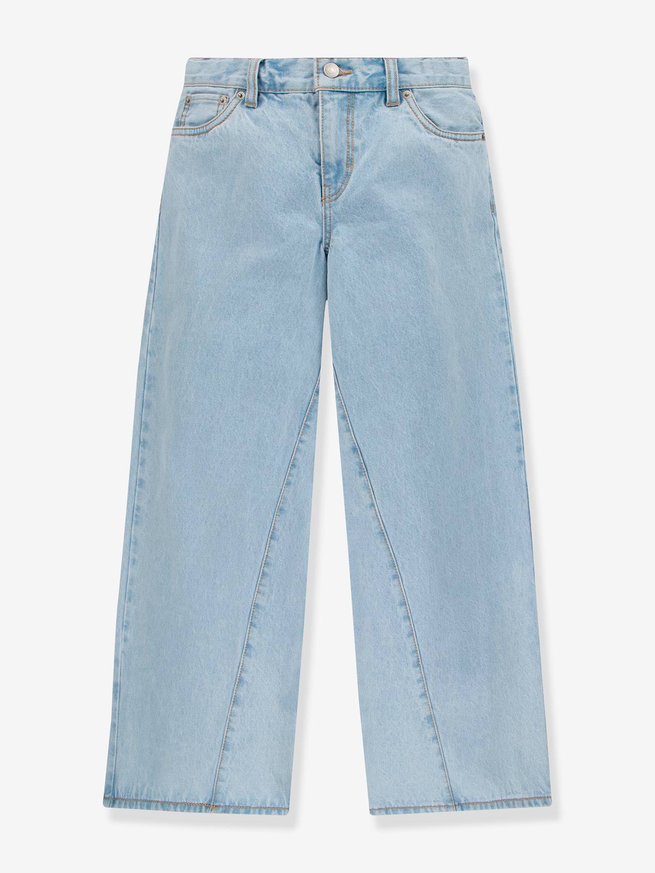 Wide Levi’s(r) Jeans for Girls bleached denim