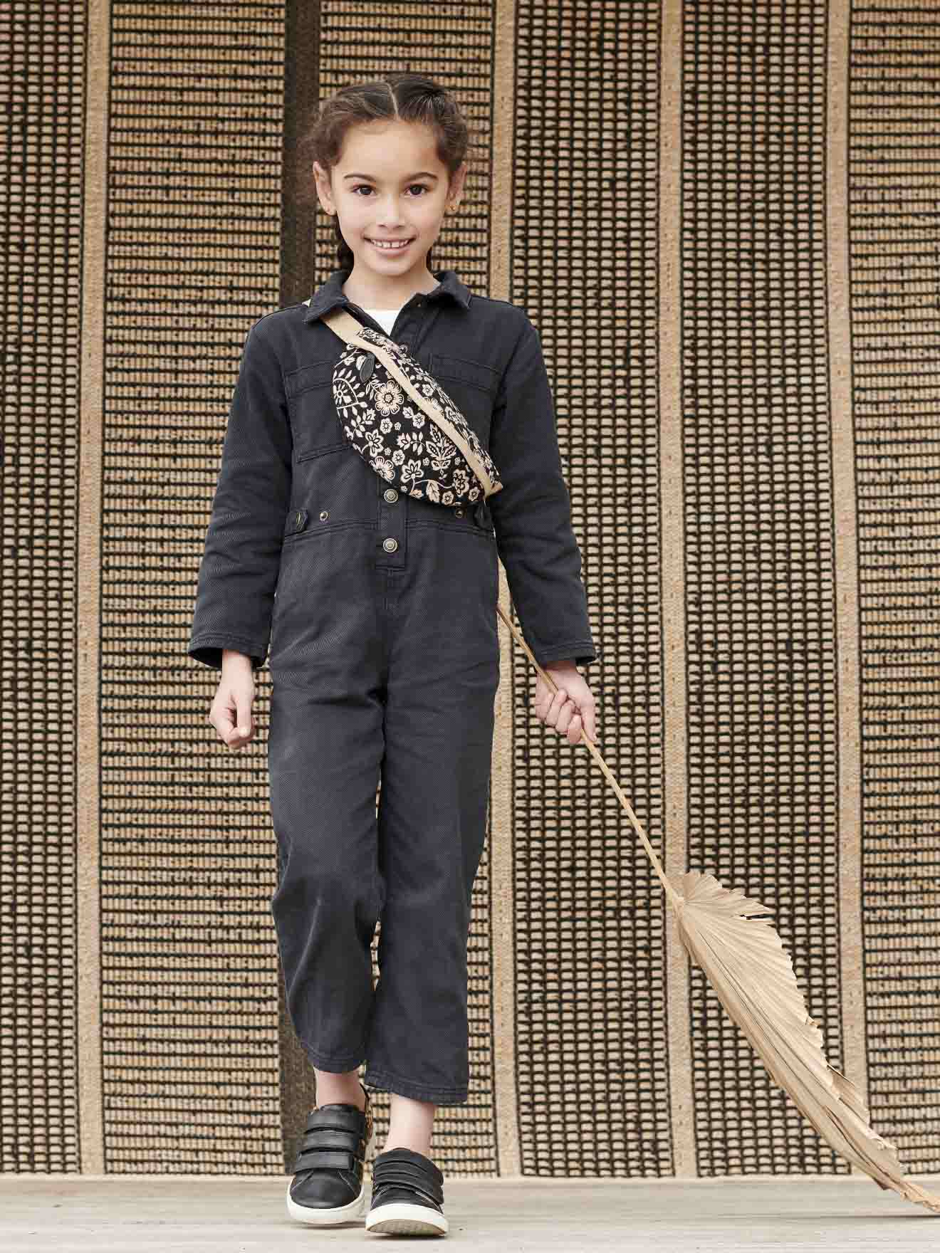Worker-Style Jumpsuit