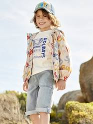 Boys-Hooded Windcheater, Graffiti Print, for Boys