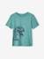 T-Shirt with Message for Boys BLUE MEDIUM SOLID WITH DESIGN+mint green+night blue+royal blue+sage green+white+yellow 