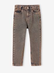 Girls-Dyed Mom Fit Jeans for Girls