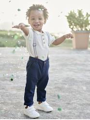 Trousers with Removable Braces for Babies