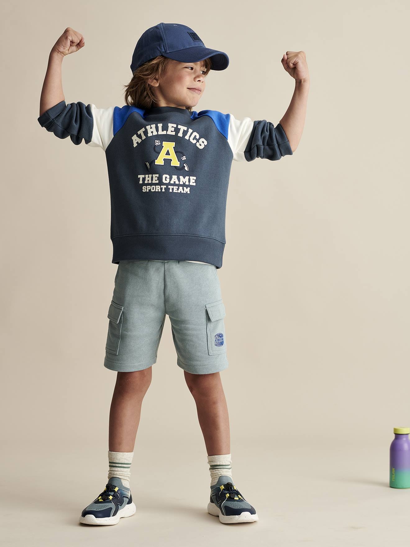 Cargo-Style Sports Shorts