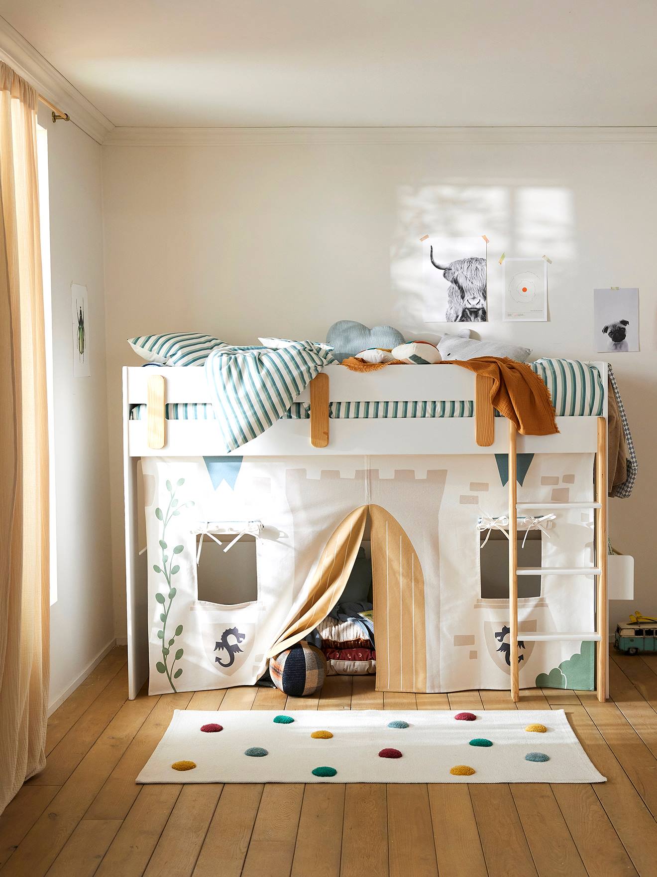 Tent for under loft shop bed