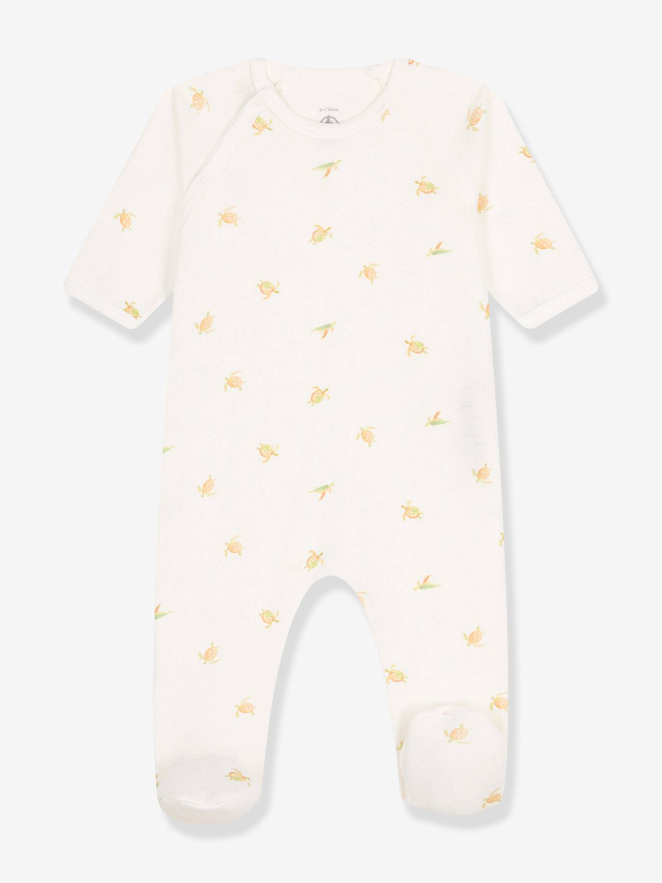Turtle Sleepsuit by PETIT BATEAU printed