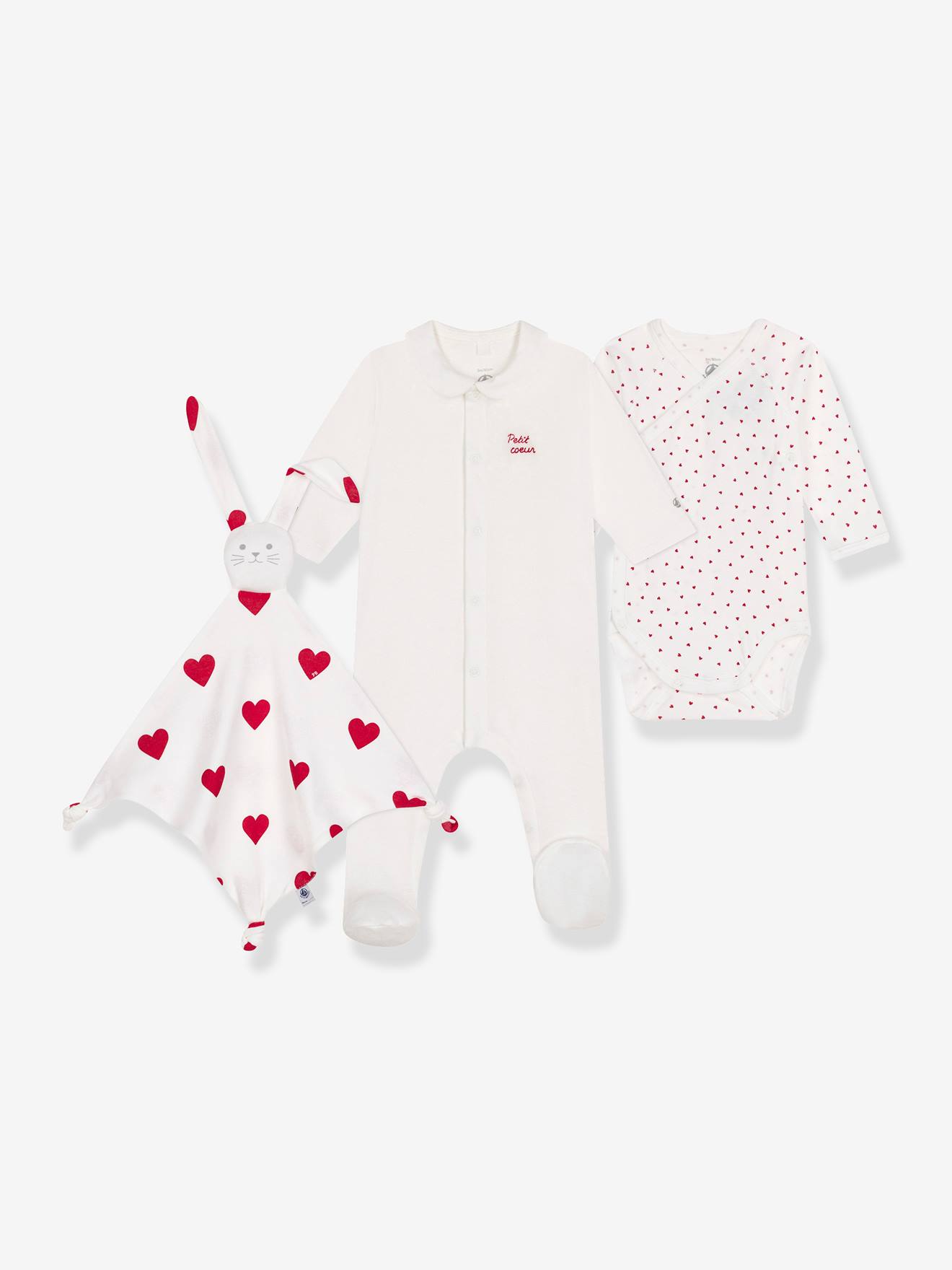 Sleepsuit + Bodysuit + Hearts Com