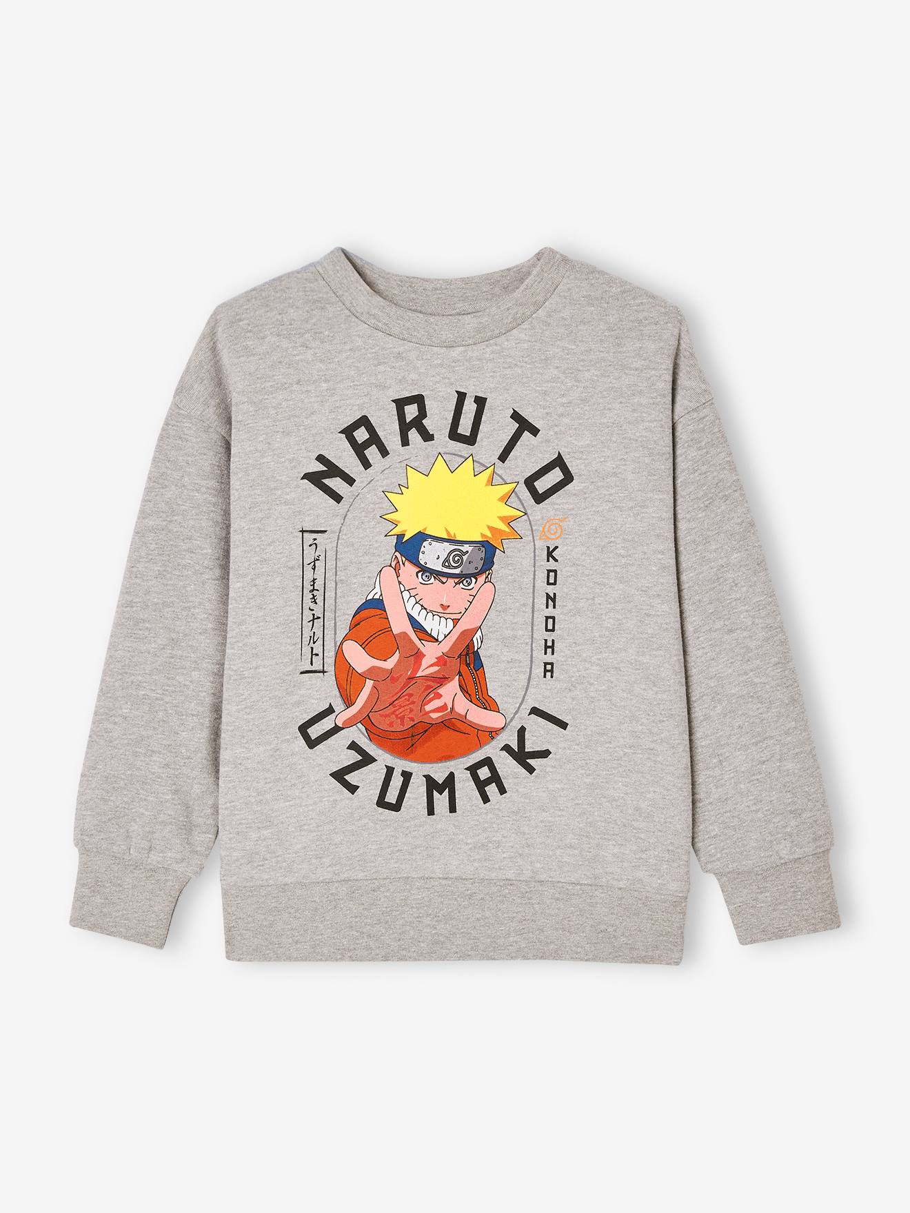 Naruto(r) Uzumaki Sweatshirt for Boys marl grey