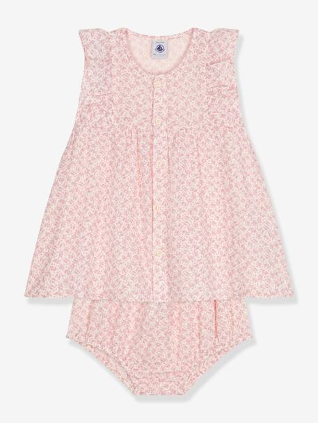 Dress + Bloomers by PETIT BATEAU pale pink 