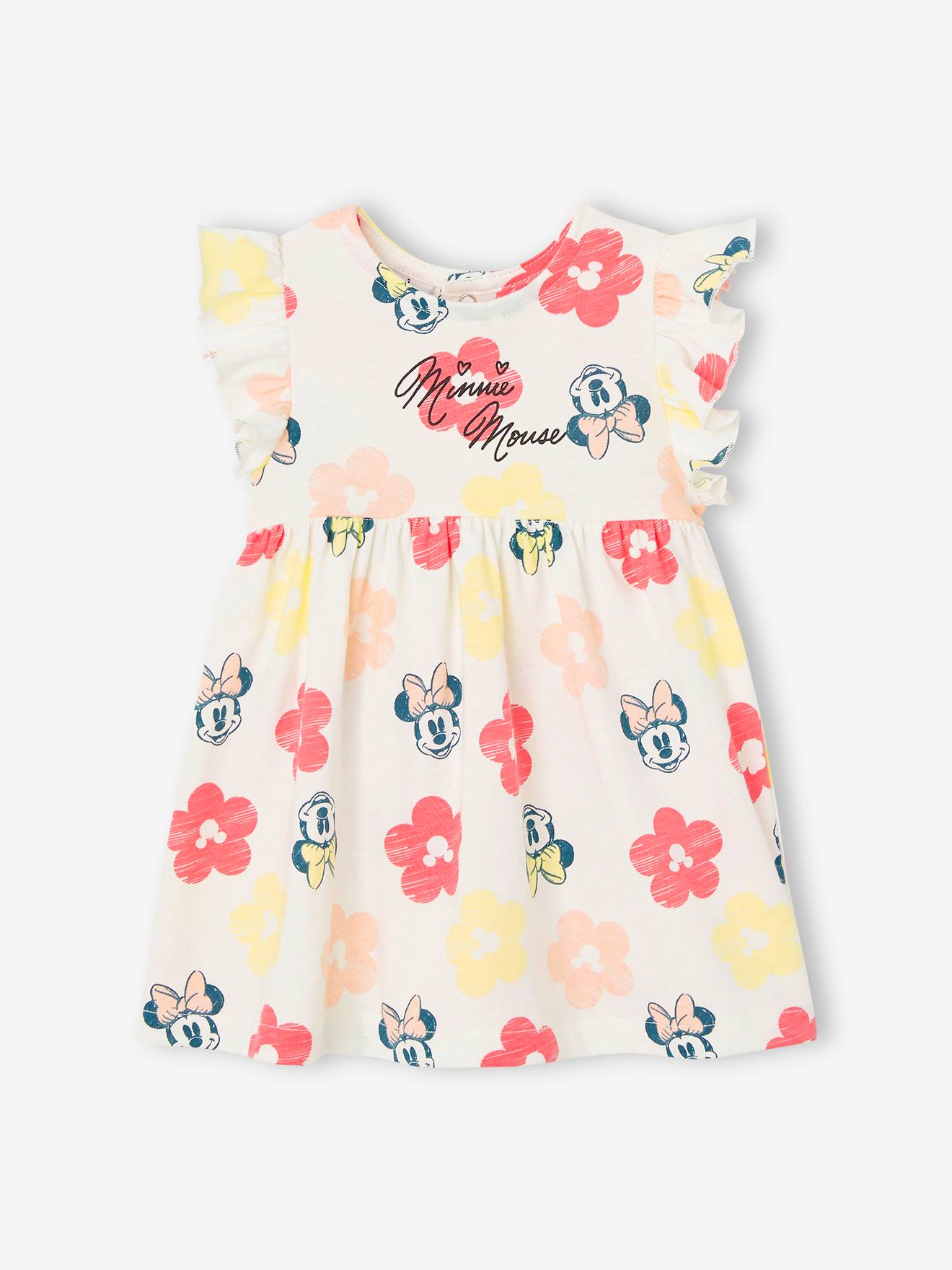Sleeveless Minnie Mouse Dress for Babies by Disney(r) ecru