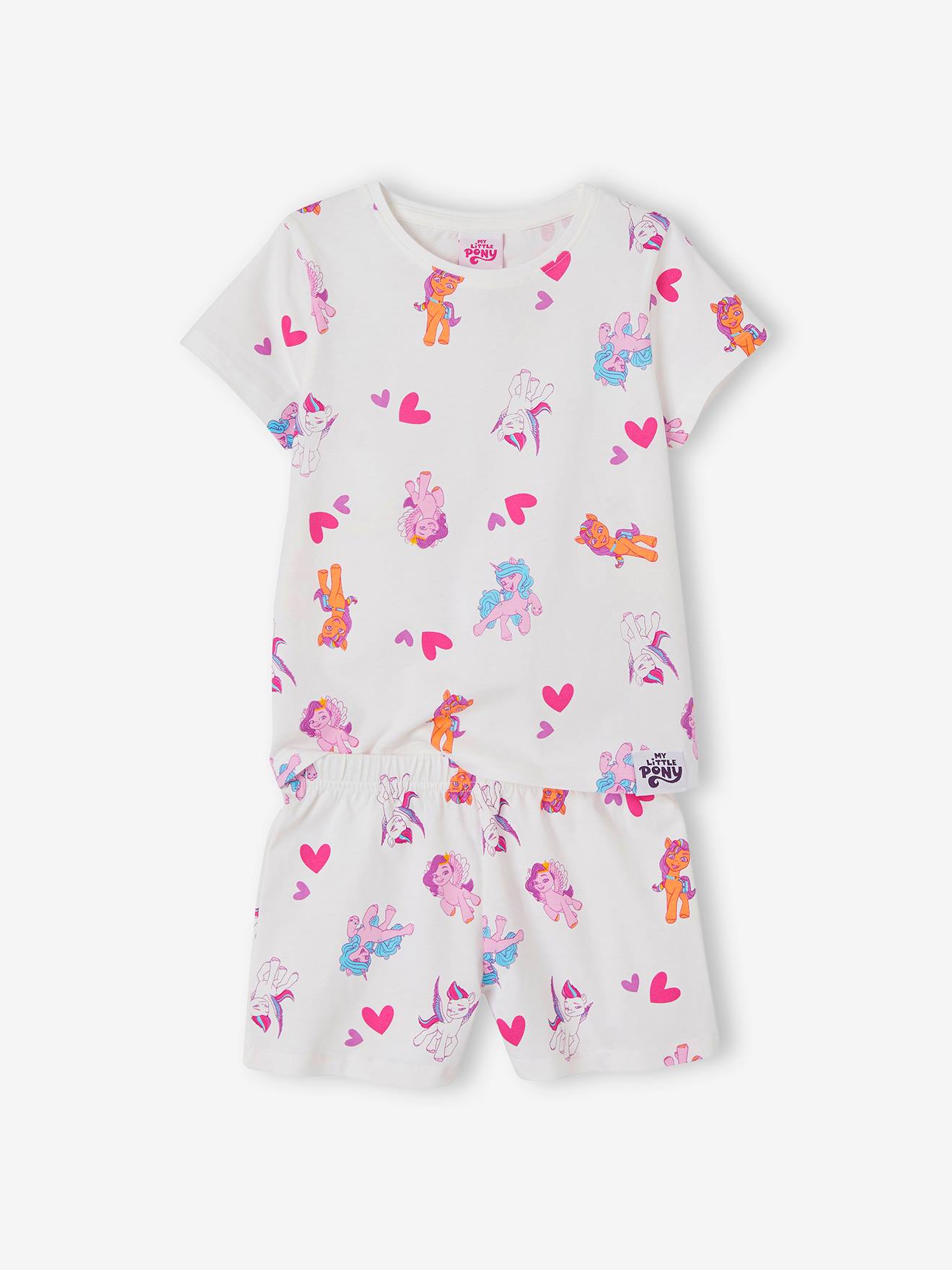My Little Pony(r) Short Pyjamas for Girls printed white