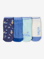 Boys-Underwear-Pack of 4 Pairs of "Holidays" Trainer Socks for Boys