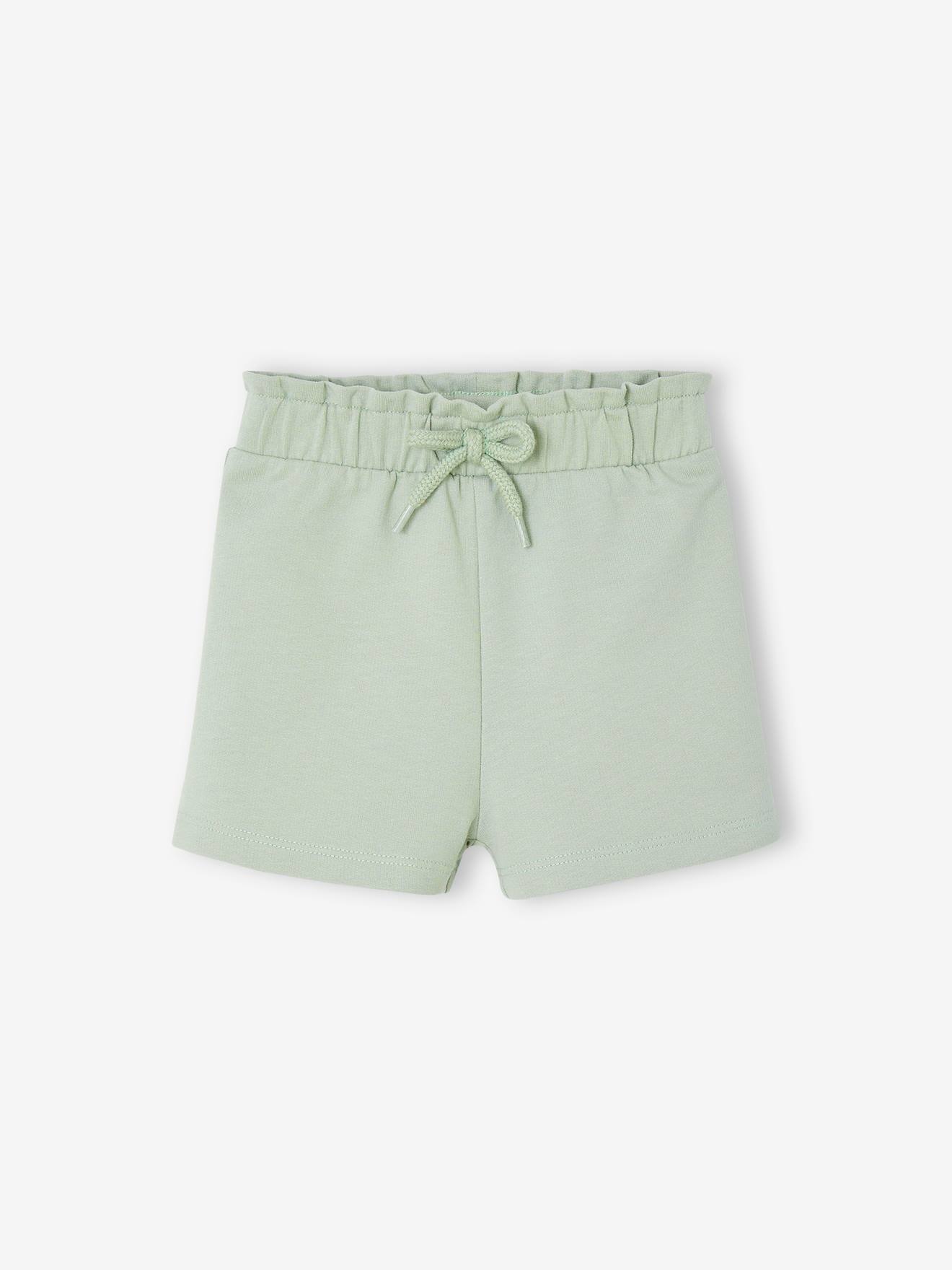 Paperbag Shorts in Fleece