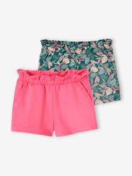 Girls-Shorts-Pack of 2 Pairs of Shorts for Girls