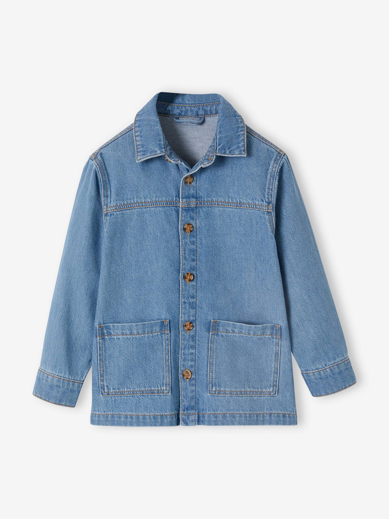 Unisex Shacket in Denim