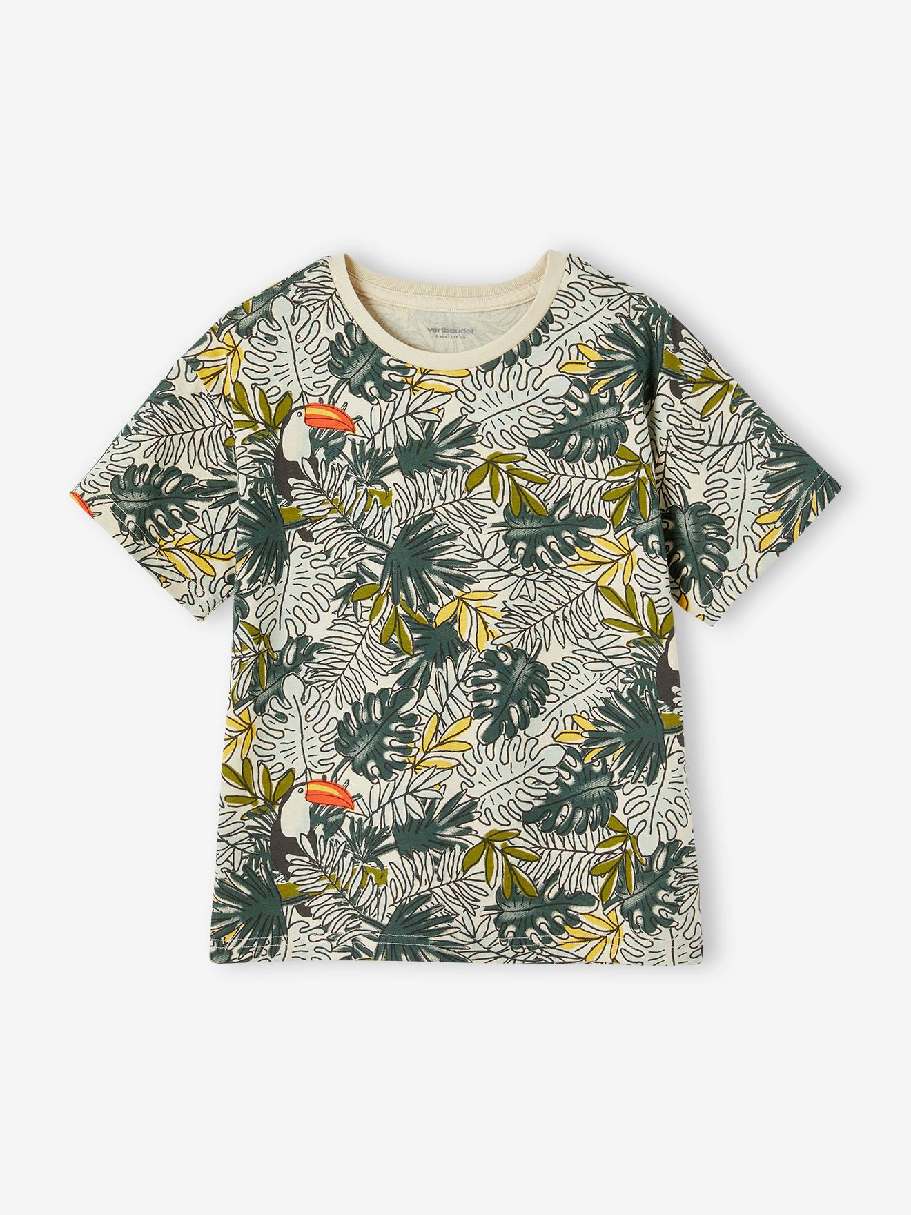 T-Shirt with Graphic Holiday Motifs