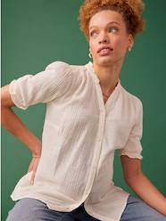 Cotton Gauze Blouse for Maternity by ENVIE DE FRAISE