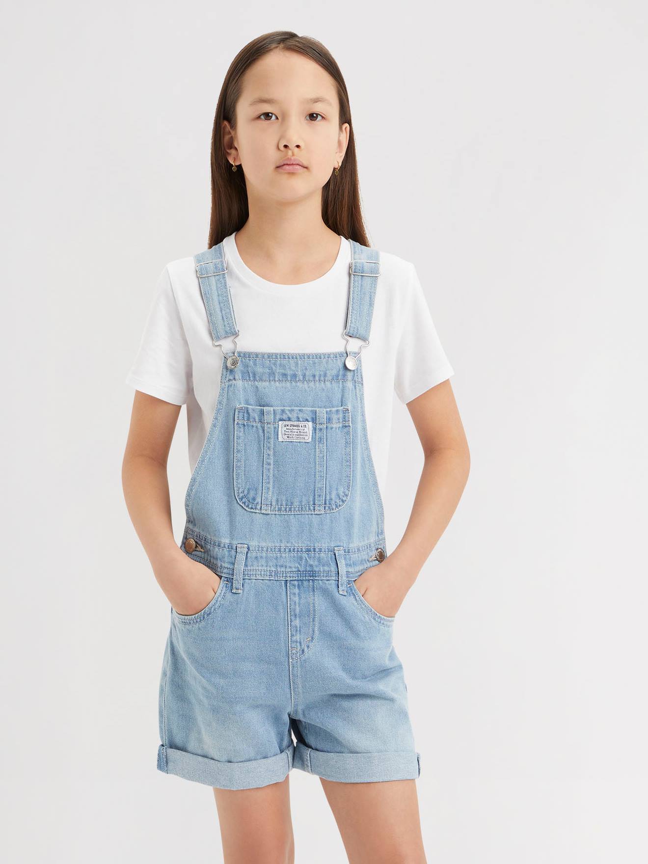 Levi dungarees shorts hotsell