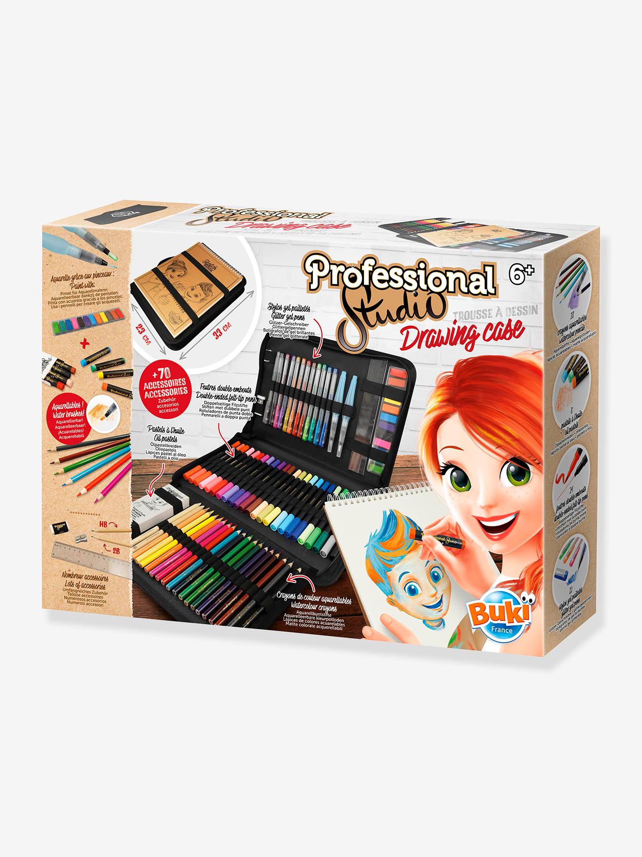 Professional Studio - Drawing Case - BUKI multicoloured
