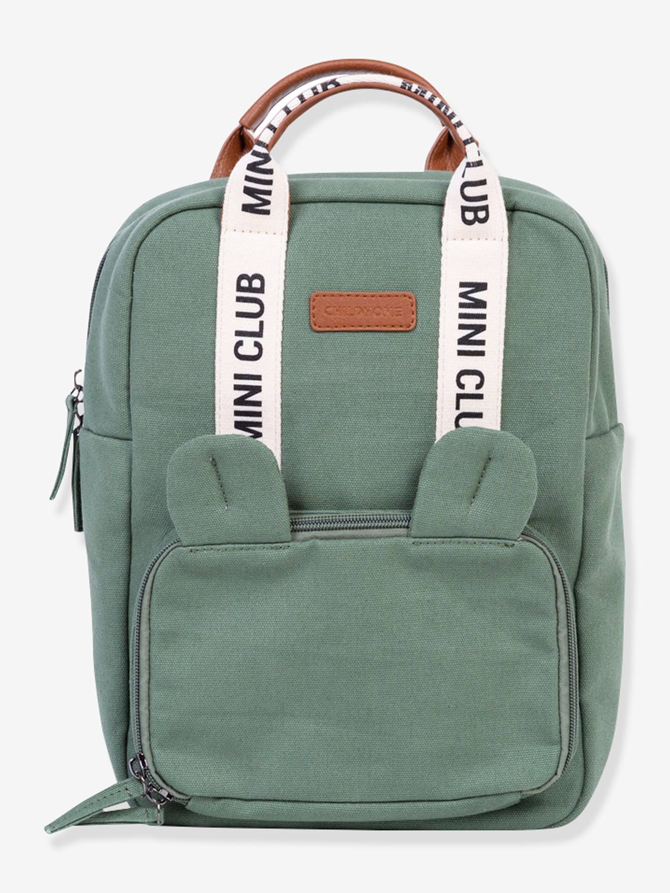 Mini Club Backpack in Canvas, by CHILDHOME green