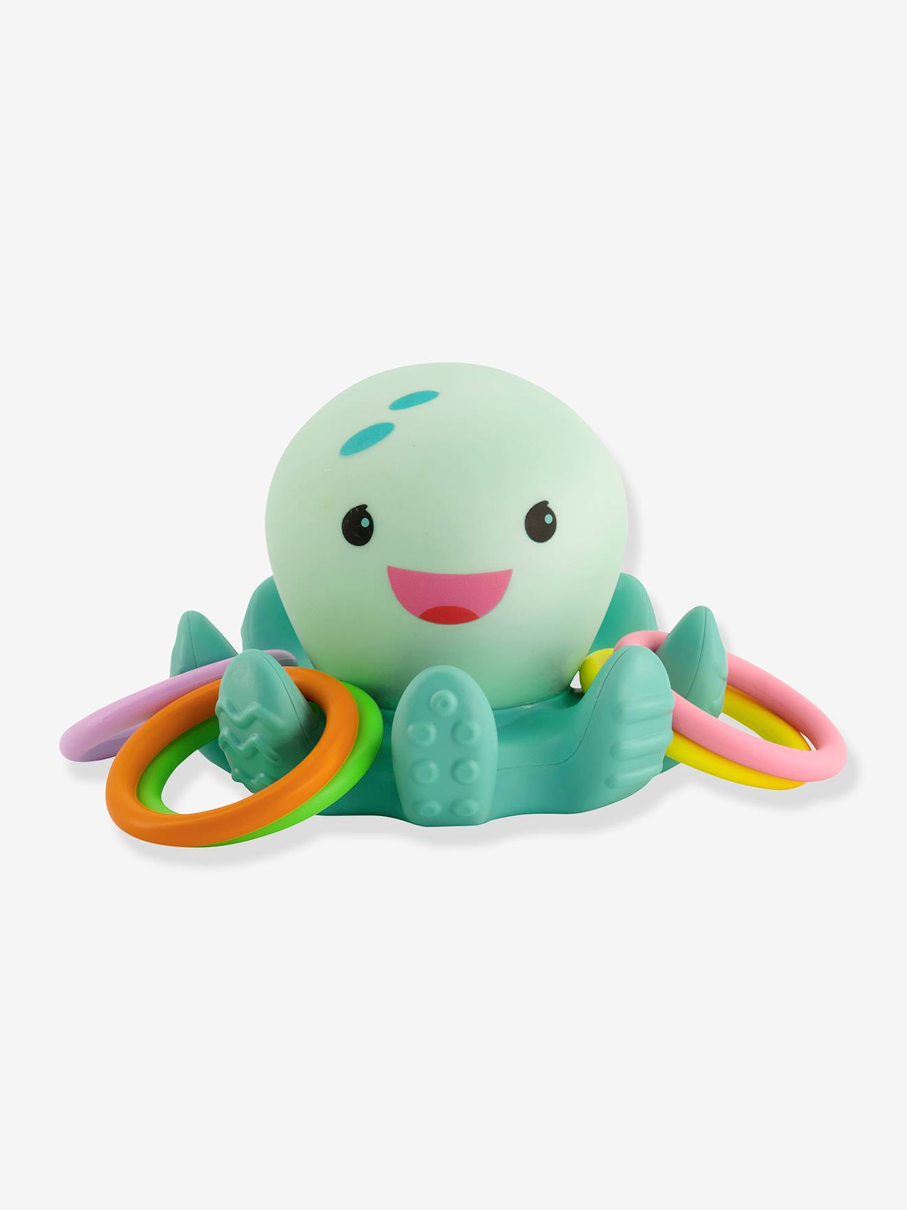 Light-Up Bath Octopus with Rings - INFANTINO multicoloured