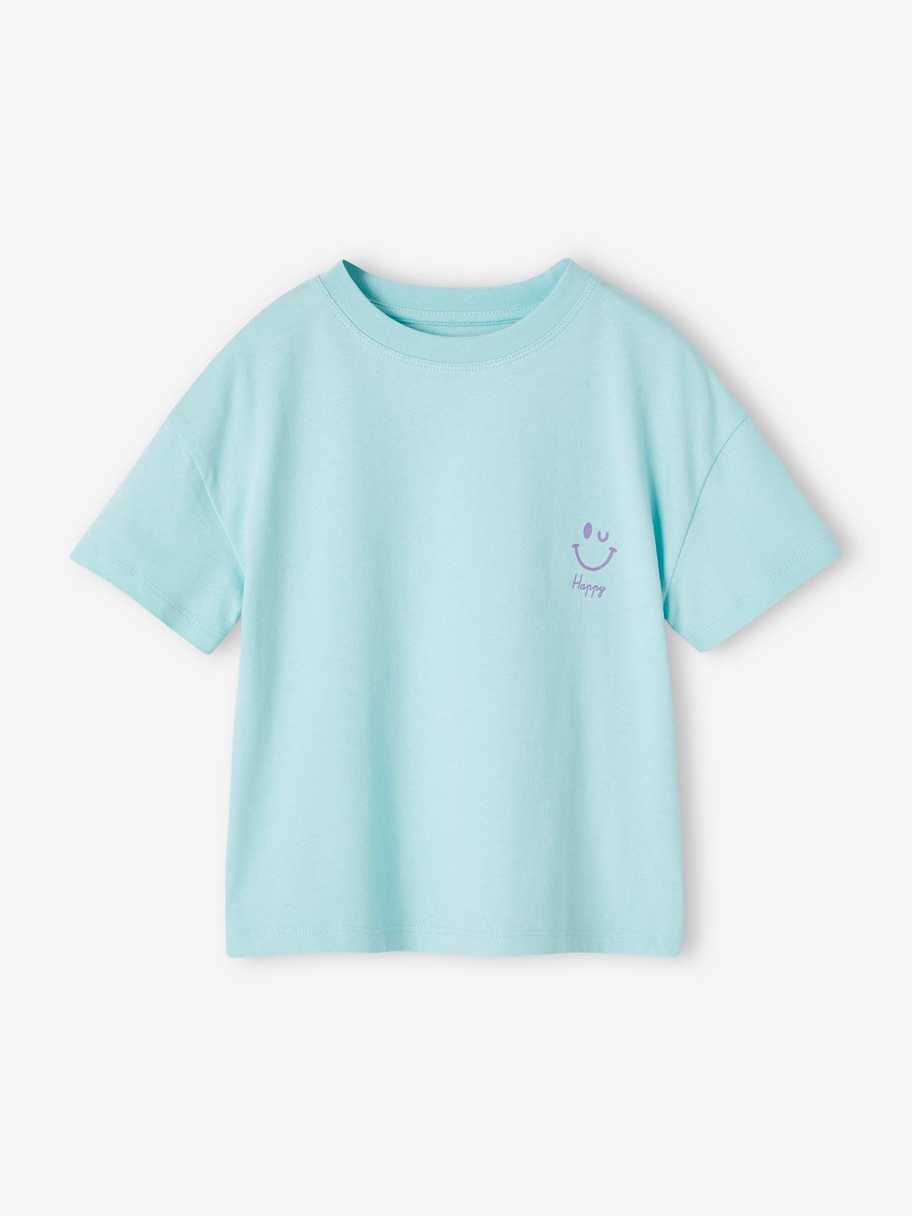Plain Basics T-Shirt for Girls turquoise