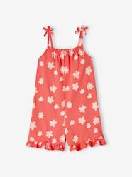 -Ruffled Jumpsuit for Girls