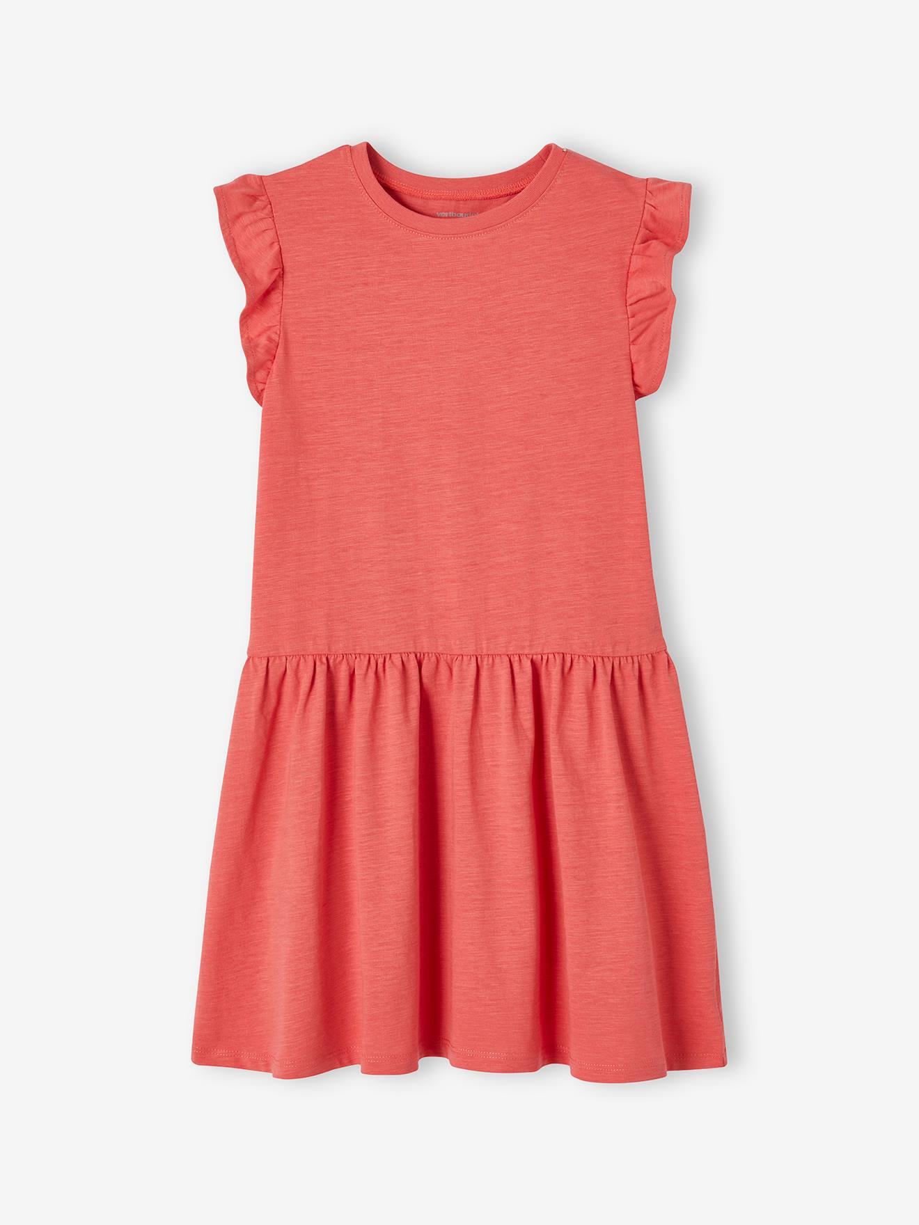 Dress with Ruffle on the Sleeves