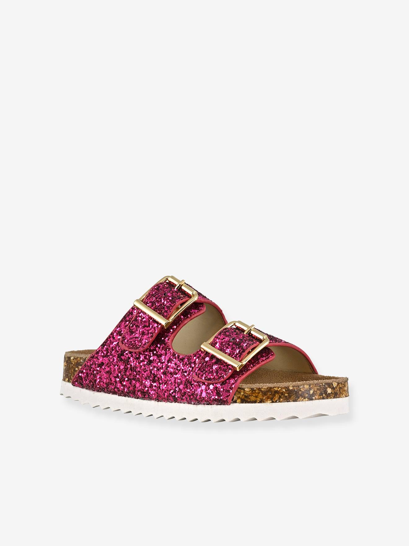 Glitter pink birkenstocks on sale