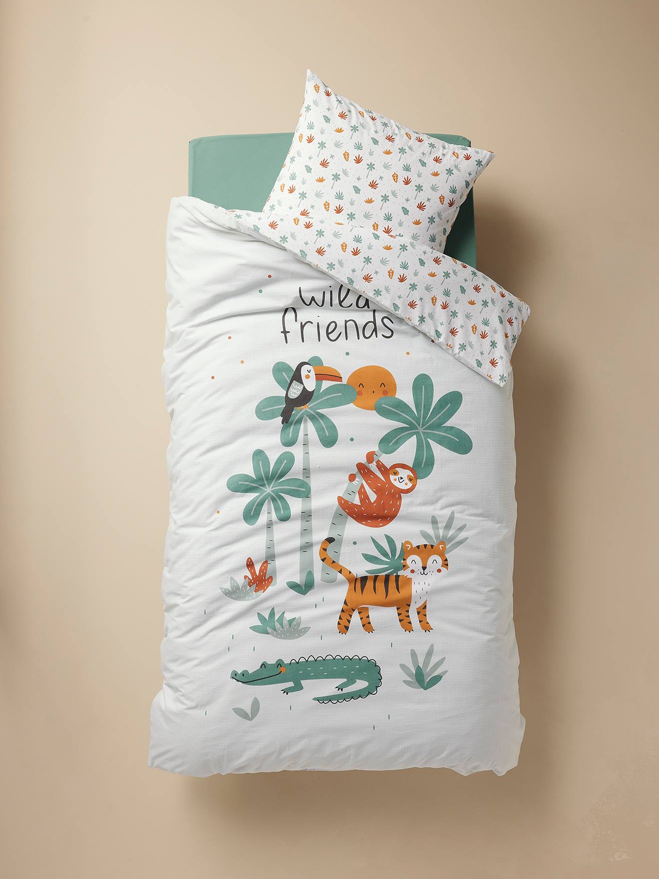 Magicouette Bed Linen Set in Recycled Cotton for Children