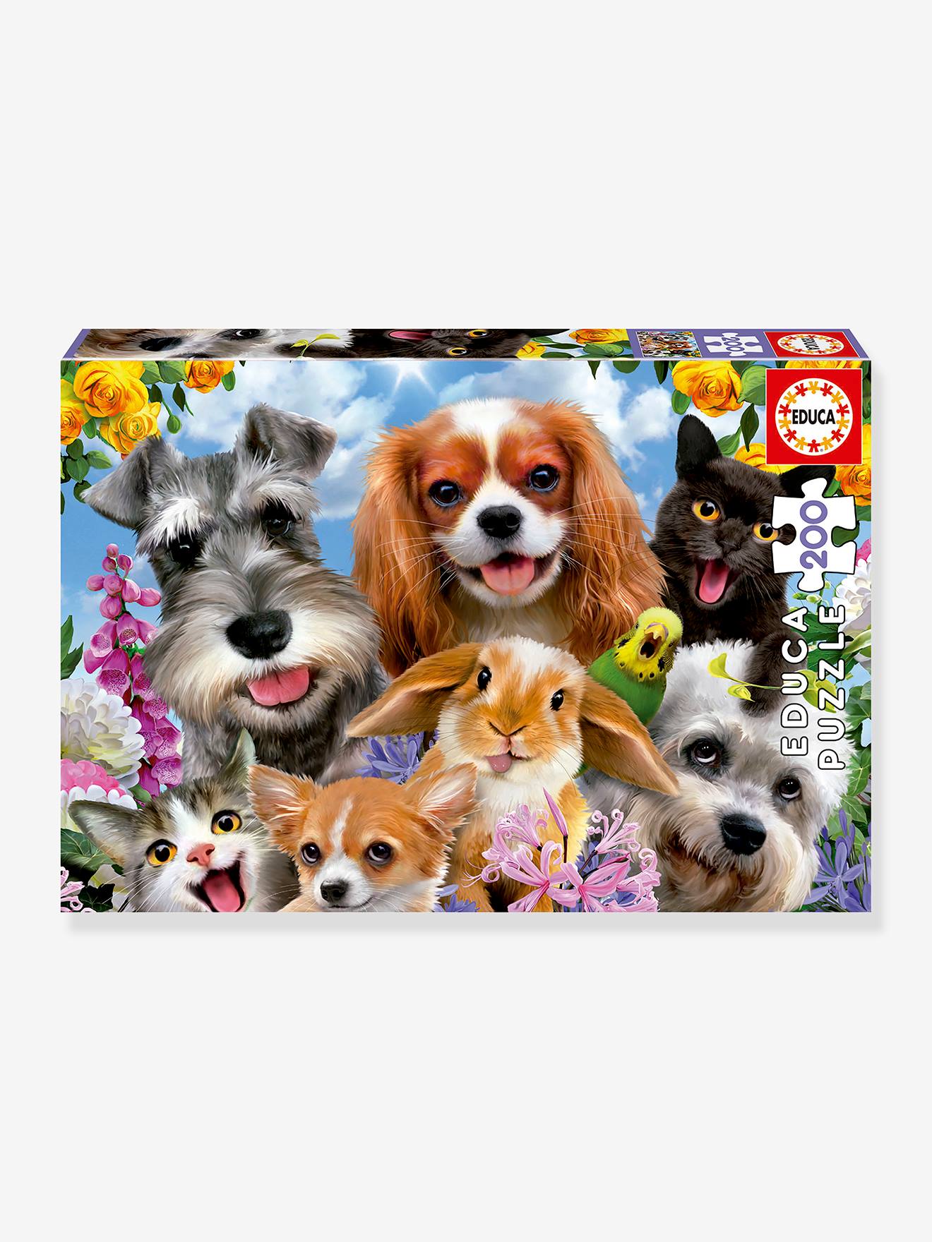 200-Piece Puzzle: Animals Selfie - EDUCA multicoloured