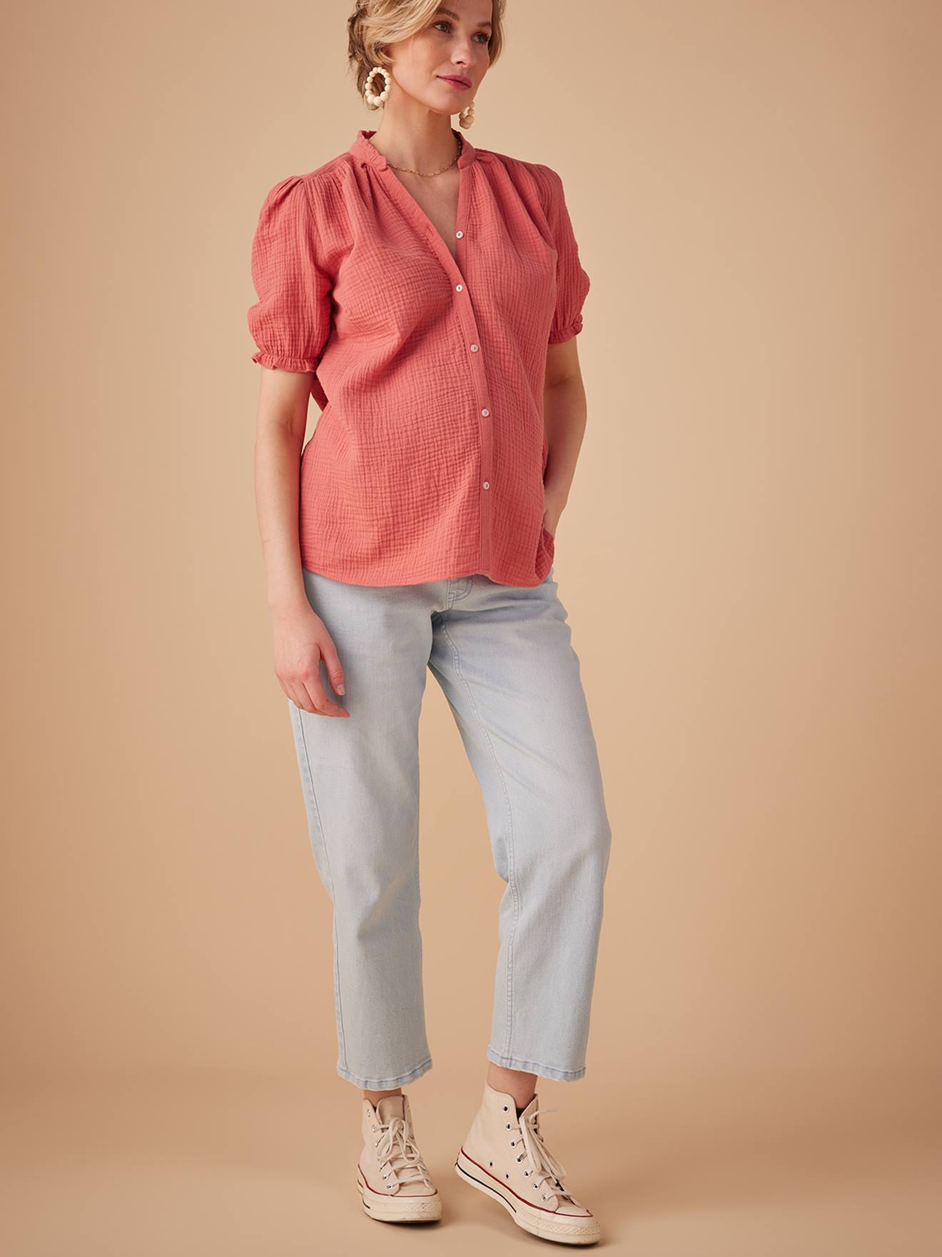 Cotton Gauze Blouse