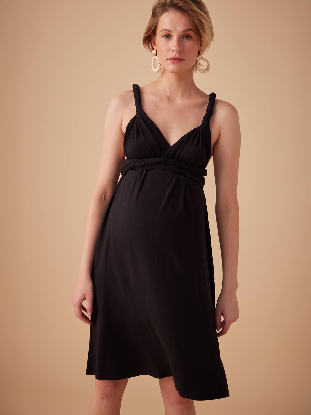 1 Maternity Dress, 7 Looks - Fantastic Dress by ENVIE DE FRAISE - black,  Maternity | Vertbaudet