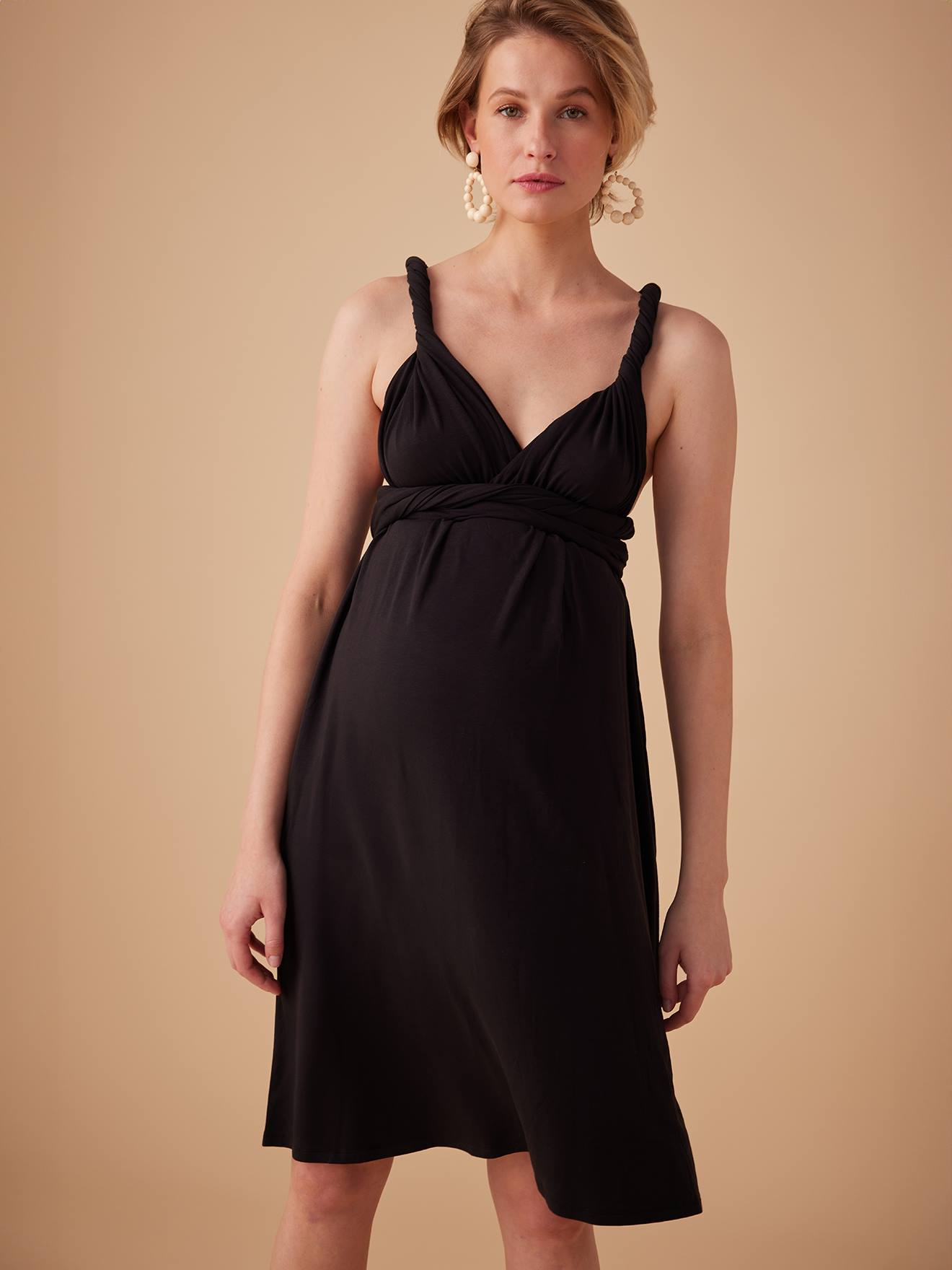 1 Maternity Dress, 7 Looks - Fantastic Dress by ENVIE DE FRAISE black