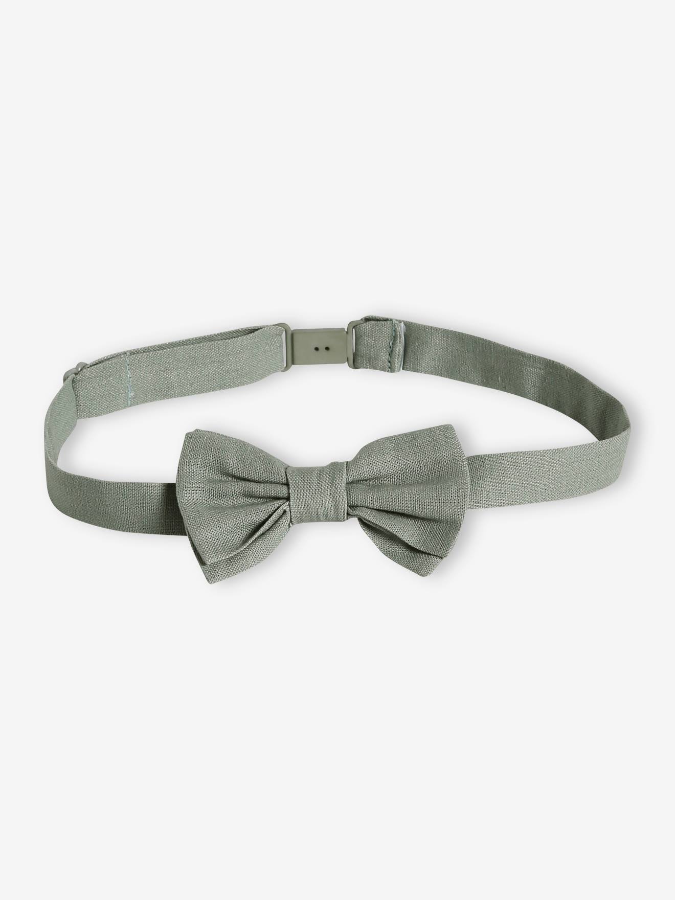 Plain Bow Tie for Boys sage green