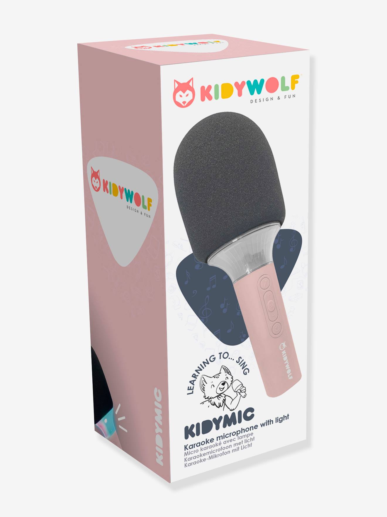 Karaoke Microphone Kidymic - KIDYWOLF rose