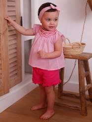 Blouse, Shorts & Headband Ensemble for Babies