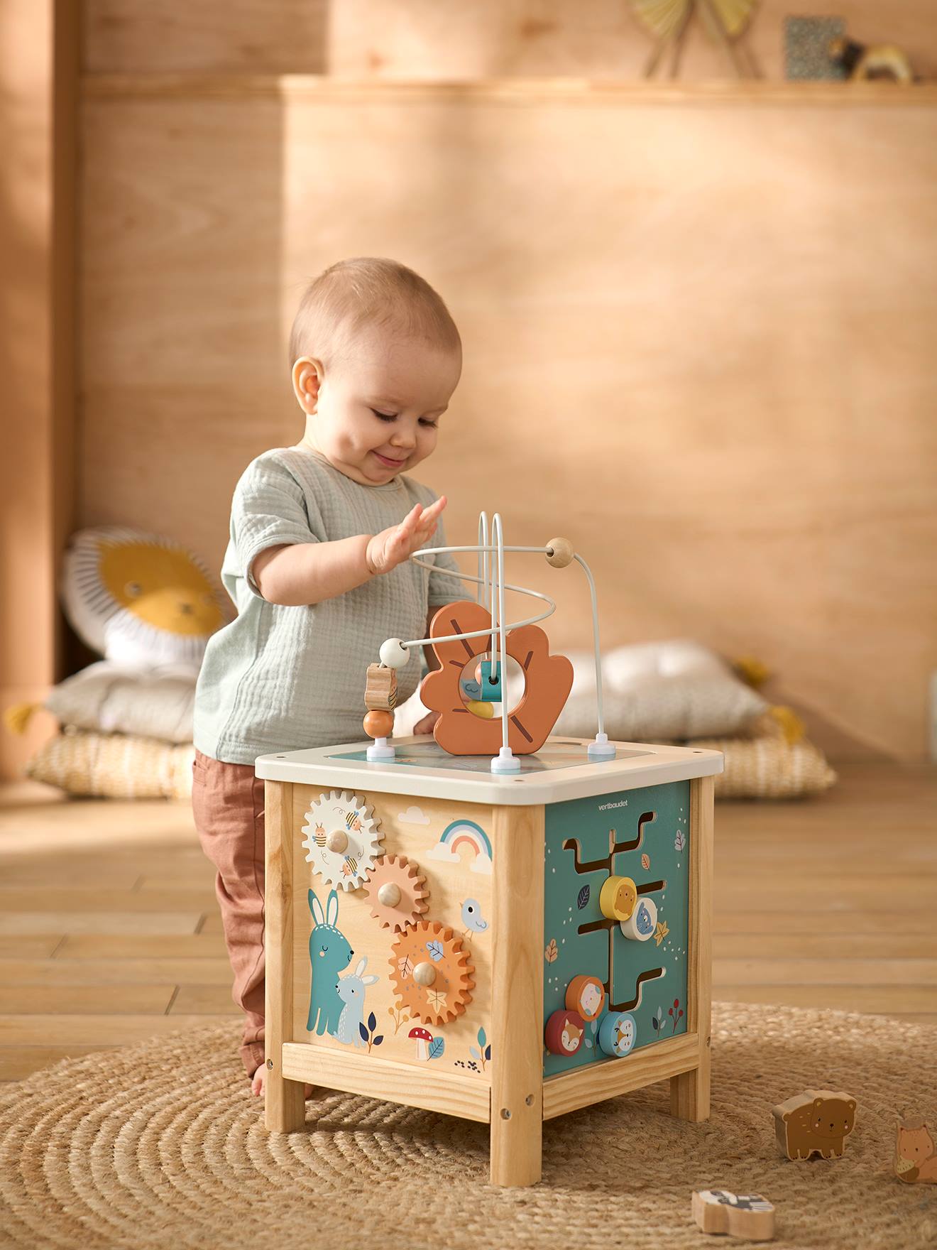 Big Wooden Activity Cube - FSC® Certified